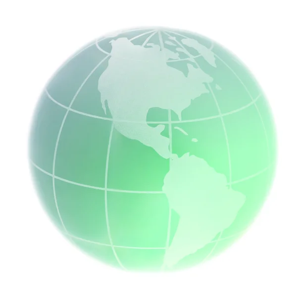 Green globe — Stock Photo, Image