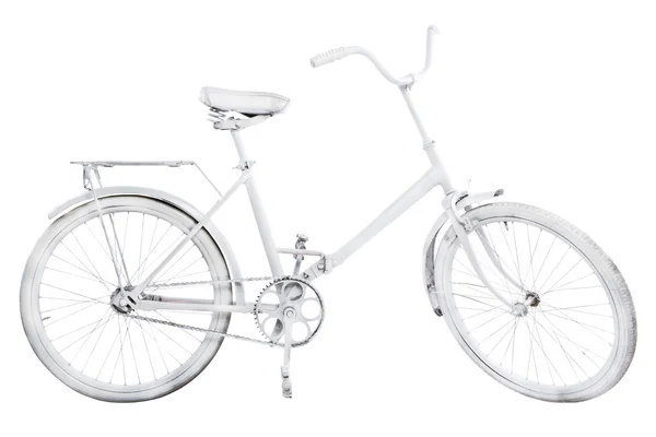 Vintage cykel isolerad på vit bakgrund — Stockfoto