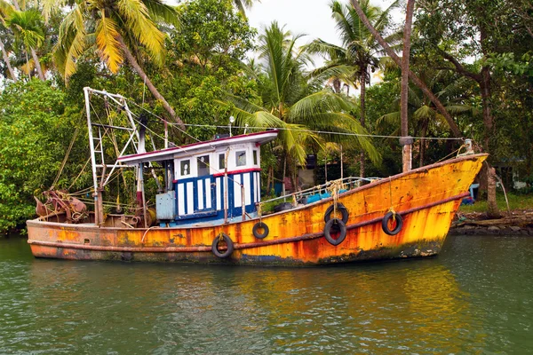 Indisches Fischerboot — Stockfoto