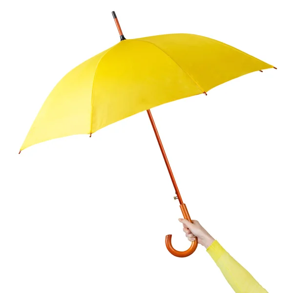 Mano con paraguas — Foto de Stock