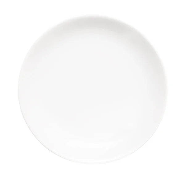 Assiette vide blanche — Photo