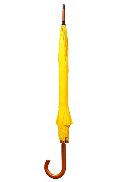 Желтый зонтик — стоковое фото
