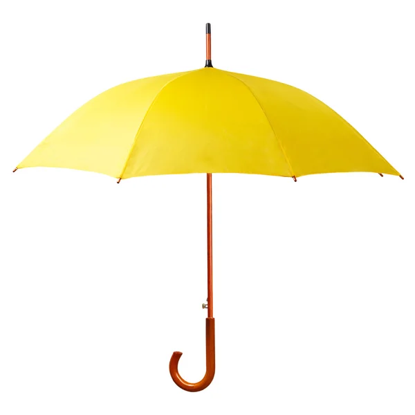 Жовтий зонтик — стокове фото