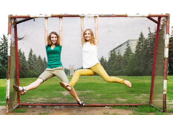 Young women having fun — Stock Photo, Image