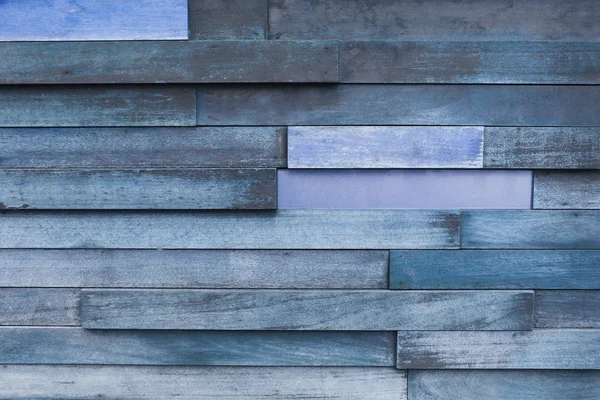 Vintage blue wooden wall background — Stock Photo, Image