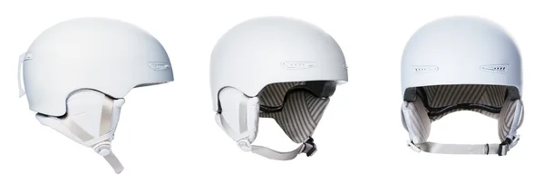 Witte helm geïsoleerd op witte achtergrond — Stockfoto