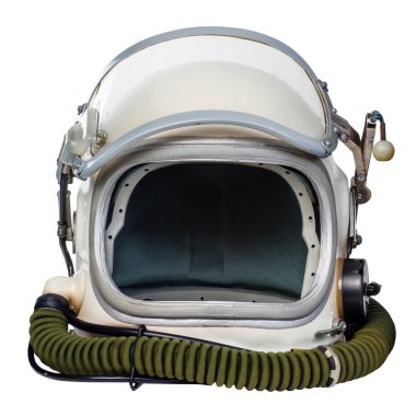 Vintage astronaut helmet clipart