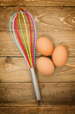 mutfak fırçalamak ve yumurta