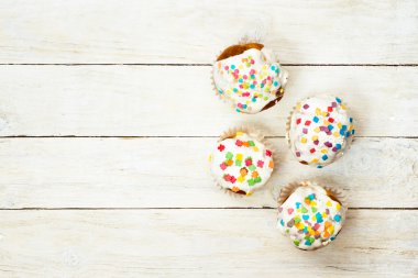 lezzetli kek Üstten Görünüm