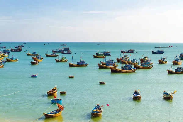 Barcos de pesca vietnamitas — Foto de Stock