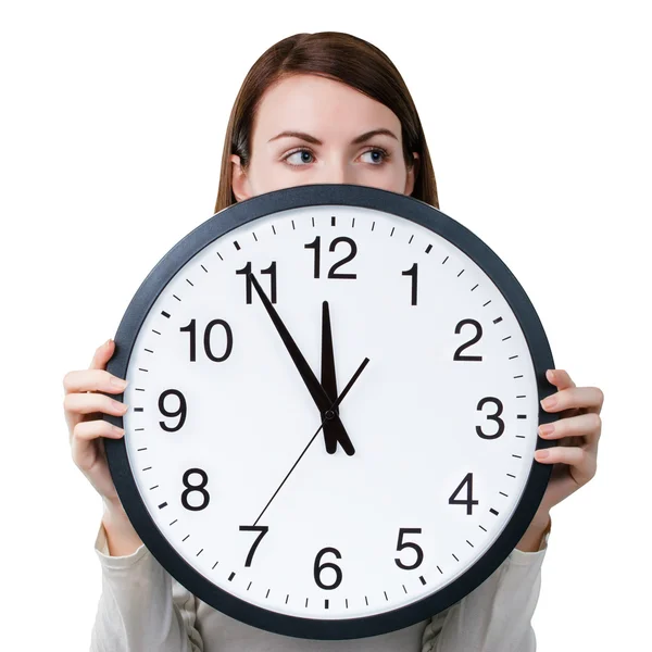 Timemanagement voor vrouw Stockafbeelding