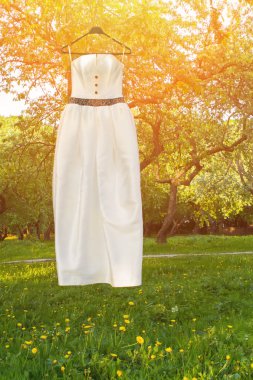 açık havada gelinlik