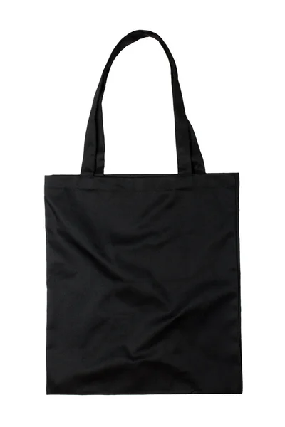 Bolso de tela negro — Foto de Stock