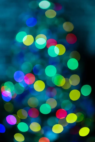 Árvore de Natal desfocada abstrato — Fotografia de Stock