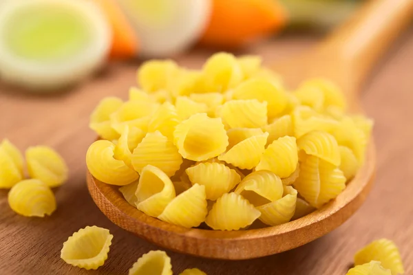 Pasta cruda al guscio — Foto Stock