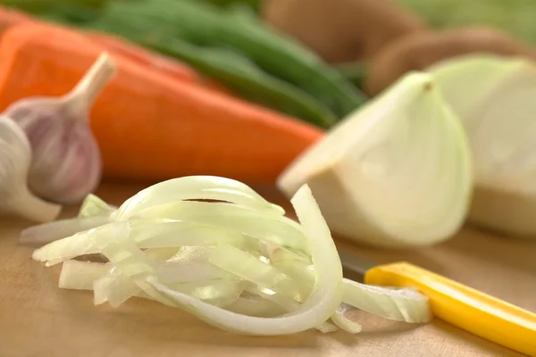 Sliced Brown Onion — Stock Photo, Image