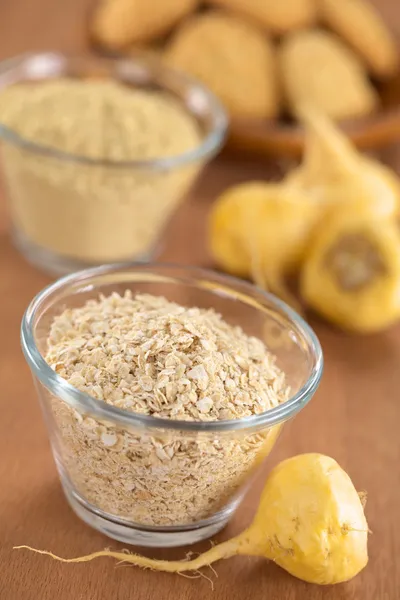 Harina de avena con Maca — Foto de Stock