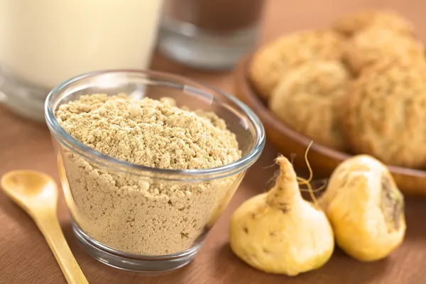 Polvo de maca (Harina ) — Foto de Stock