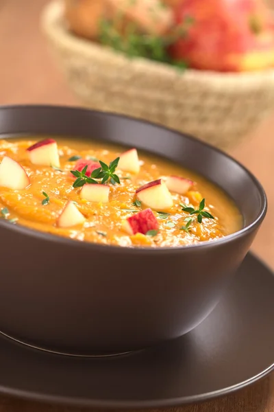 Sopa de batata y manzana — Foto de Stock