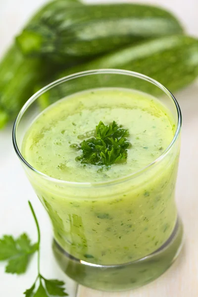 Zucchini-Creme — Stockfoto