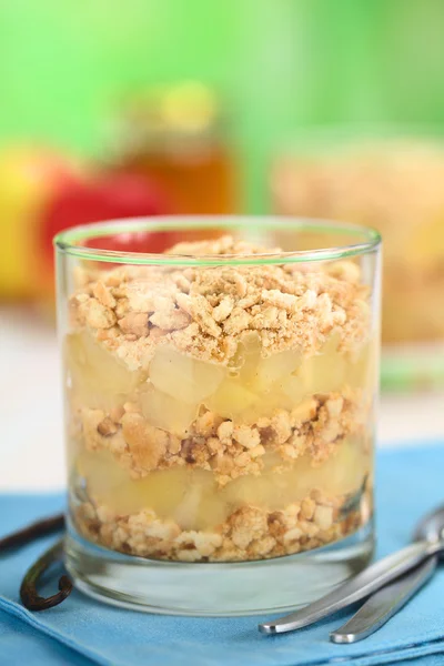 Danish Apple Cake — Stock Photo, Image