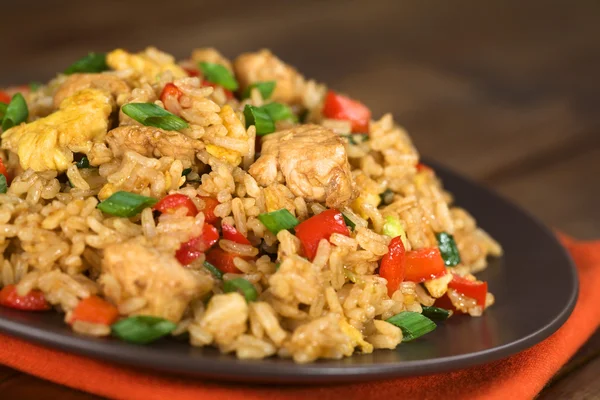 Arroz frito chinês — Fotografia de Stock