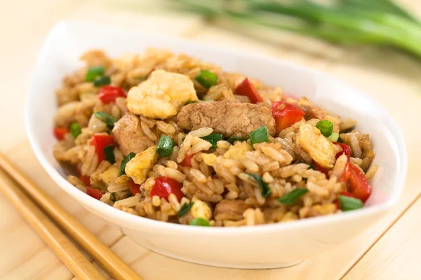 Čínská smažená rýže — Stock fotografie
