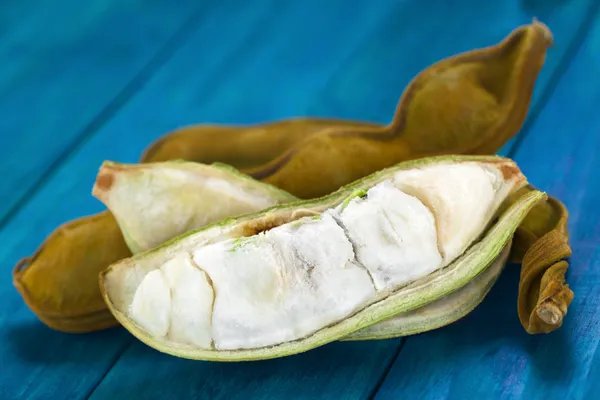 Fruto peruano chamado Pacay — Fotografia de Stock