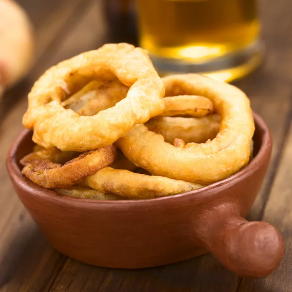 Anillos de cebolla — Foto de Stock