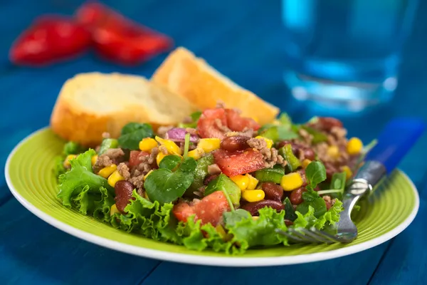 Chili con Carne Salad — Stok Foto
