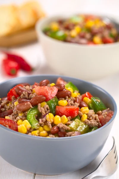 Chili con Carne Salada — Fotografia de Stock