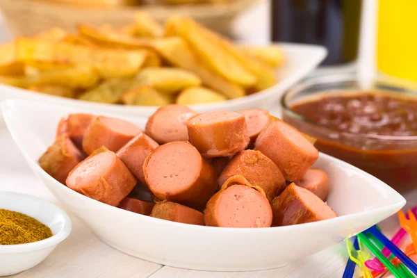 Fried Sausage — Stock Photo, Image