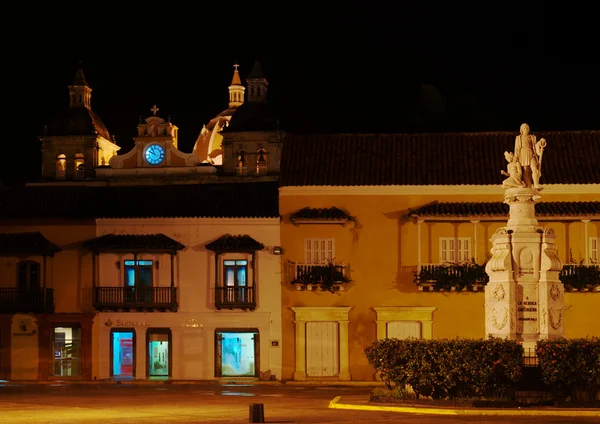 Platz in Cartagena, Kolumbien — Stockfoto