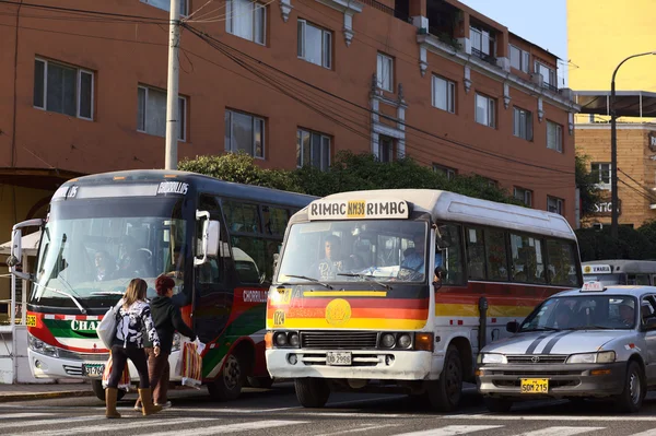 Public Transportation in Lima, Peru — Stock Photo, Image