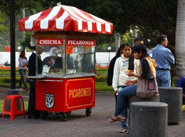 Satış picarones-miraflores, lima, peru