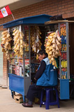 Snack stand Street miraflores, lima, Peru