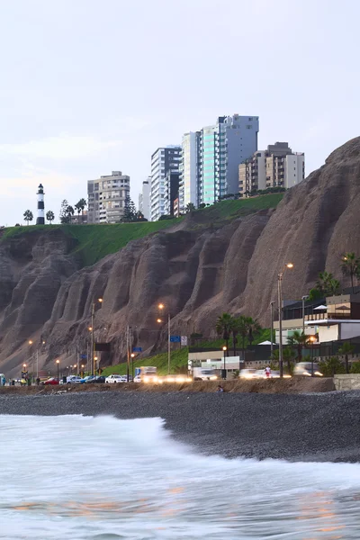 Coast of Miraflores, Lima, Peru — Stock Photo, Image