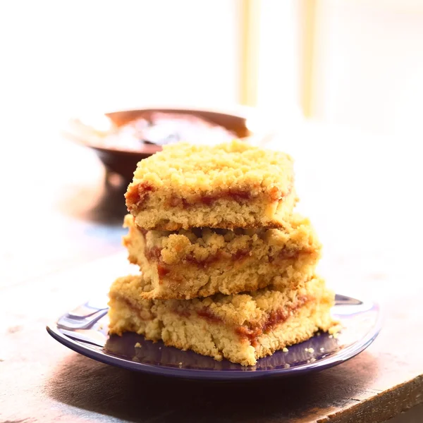 German Cake Called Streuselkuchen — Stock Photo, Image