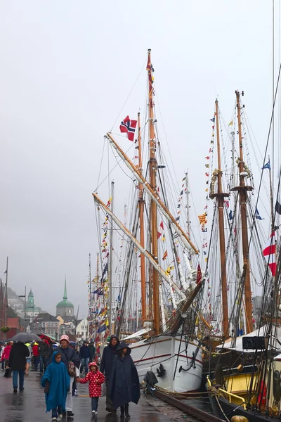 The Tall Ships 'Races 2008 en Bergen, Noruega — Foto de Stock