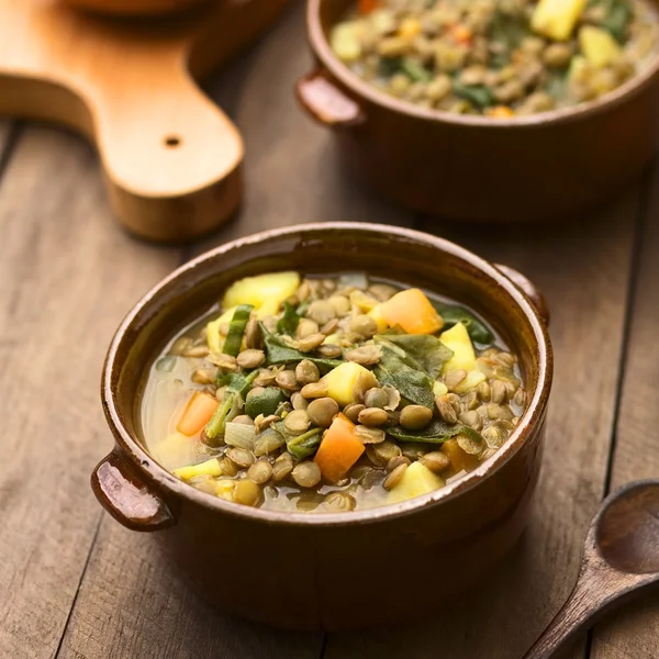 Sopa de lentejas — Foto de Stock