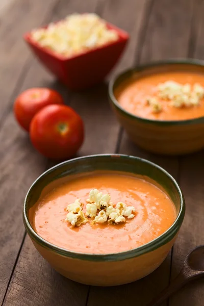 Soupe aux tomates et pommes de terre — Photo