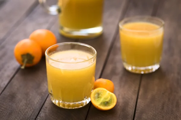 Succo di Naranjilla o Lulo — Foto Stock