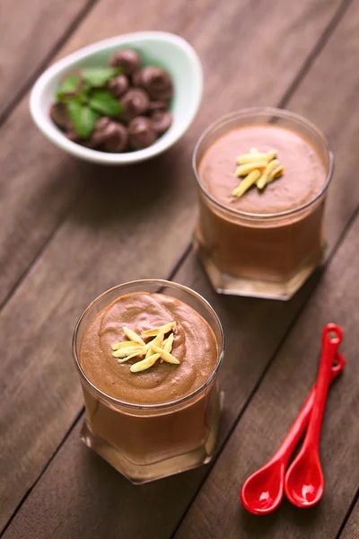 Mousse au Chocolat — Fotografia de Stock