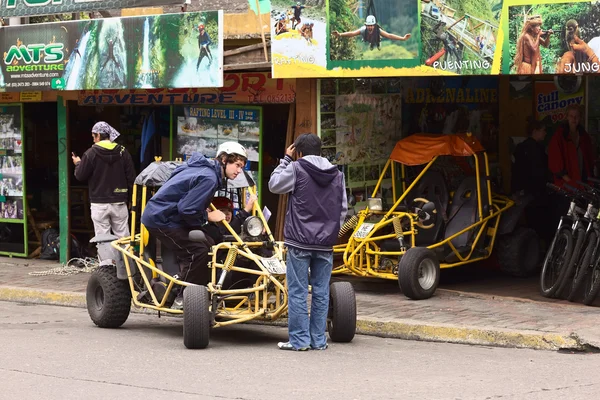 Arabası banos, ecuador — Stok fotoğraf