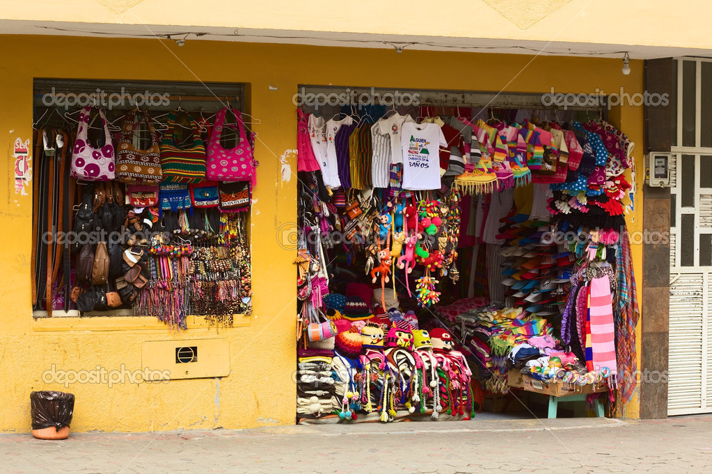 Souvenir Shop in Banos, Ecuador Stock Editorial Photo © ildi_papp