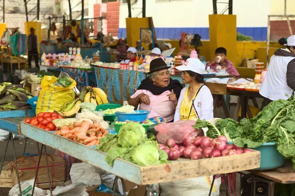 Marknaden i banos, ecuador — Stockfoto