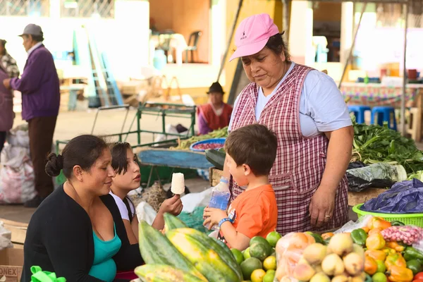 Marknaden i banos, ecuador — Stockfoto