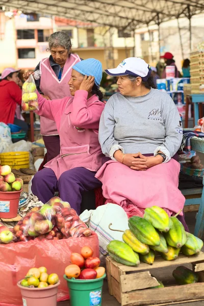 Trh v banos, Ekvádor — Stock fotografie