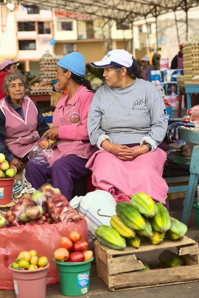 Рынок в Banos, Ecuador — стоковое фото