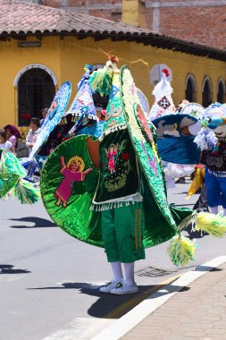 Karnaval geçit töreninde banos, ecuador